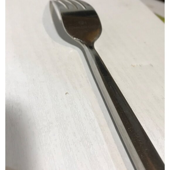 Glo Hill Forks Stainless Steel Dinner Forks 8"  Set Of 6 Minimalist Modern - Picture 9 of 15